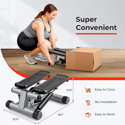 Compact & Smart Stepper for Home Cardio