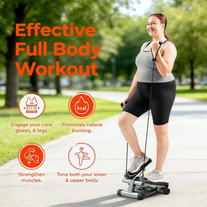 Compact & Smart Stepper for Home Cardio