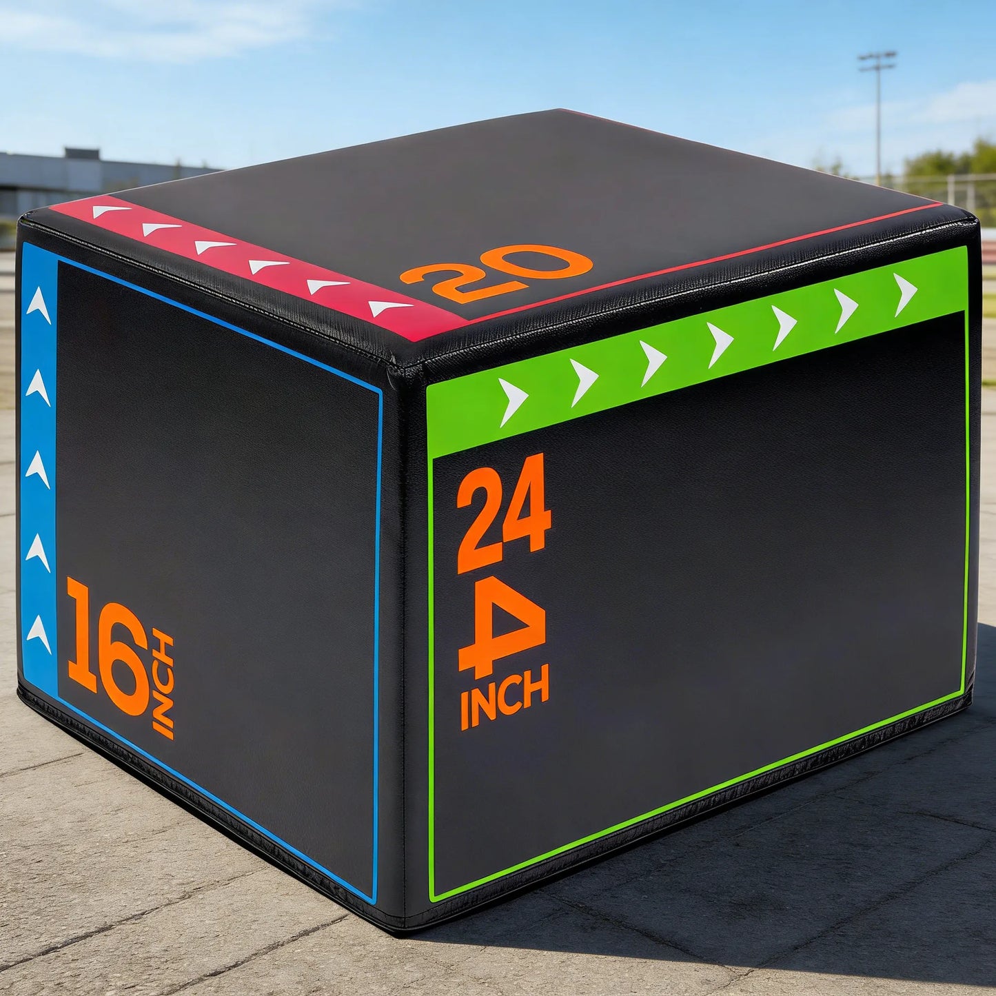 3-in-1 Foam Plyo Box with Non-Slip Surface