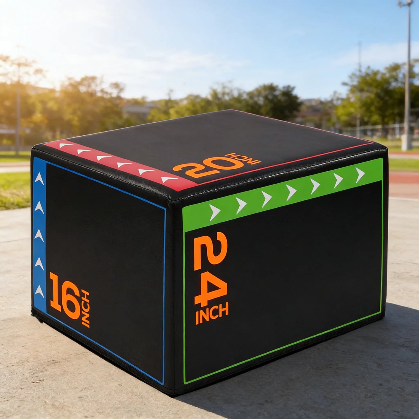 3-in-1 Foam Plyo Box with Non-Slip Surface