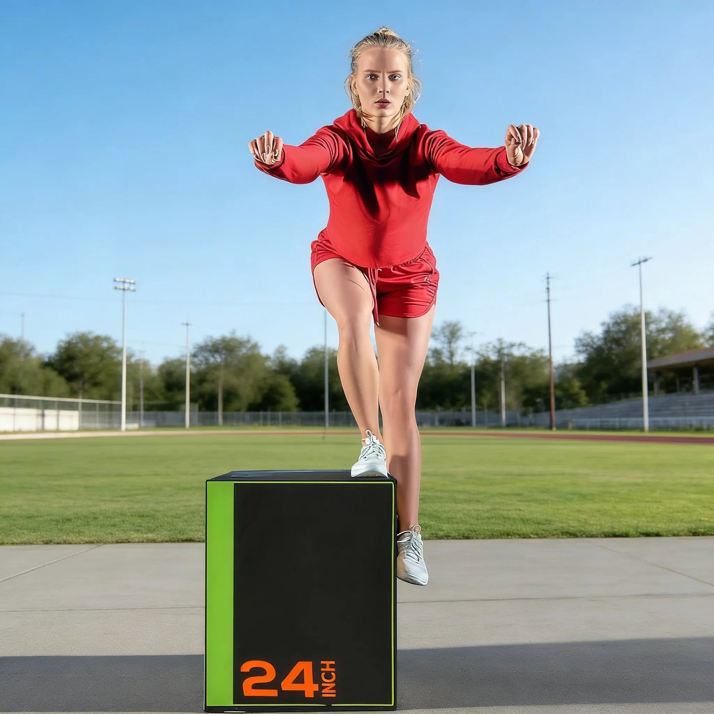 3-in-1 Foam Plyo Box with Non-Slip Surface