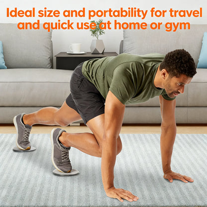 Dual-Sided Non-Slip Sliders for Home Gym