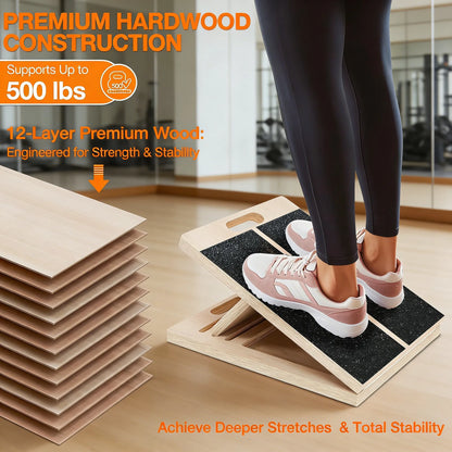 Calf Stretching Wedge with Non-Slip Surface