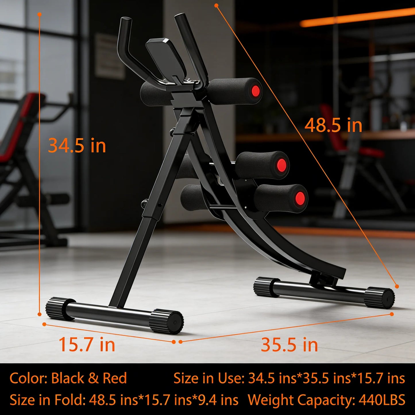 Ab Crunch Assistant with Adjustable Resistance