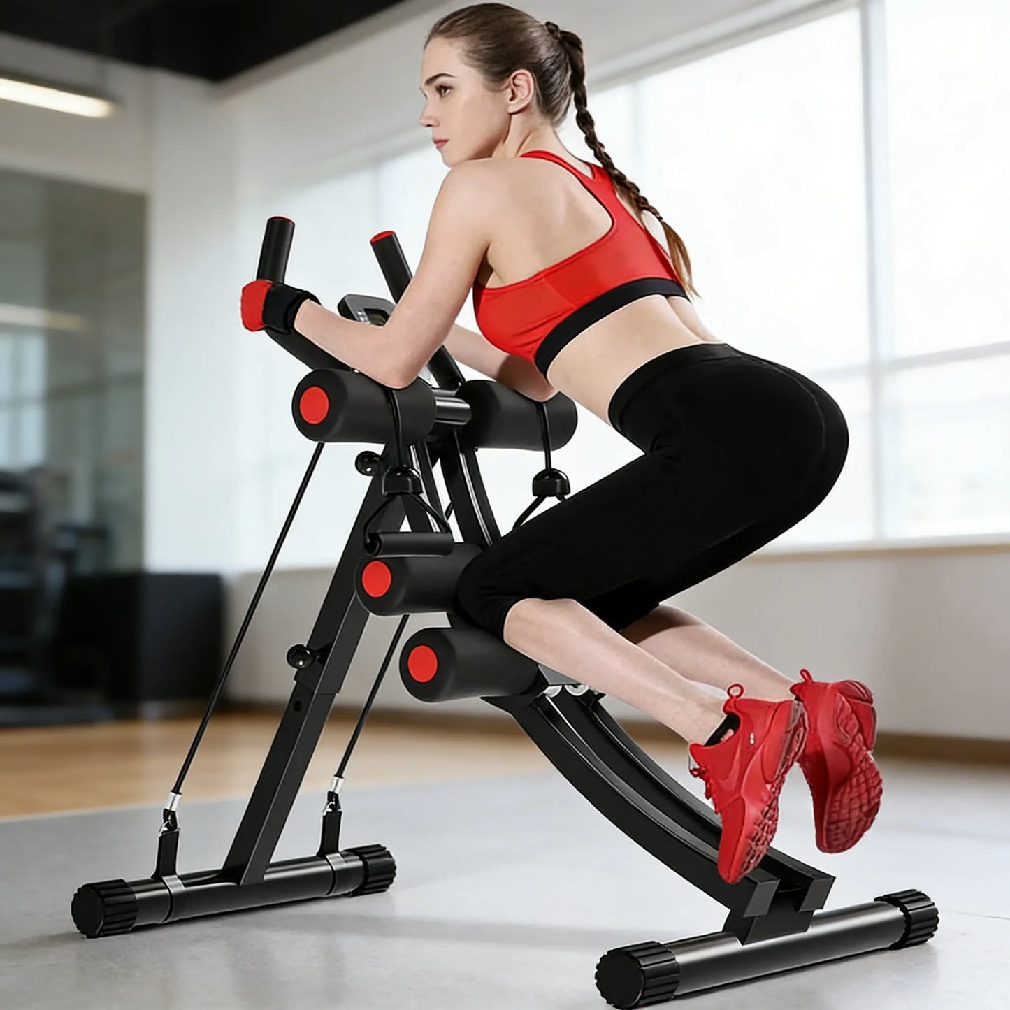 Ab Crunch Assistant with Adjustable Resistance